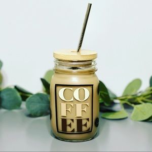 Handmade reusable mason jar